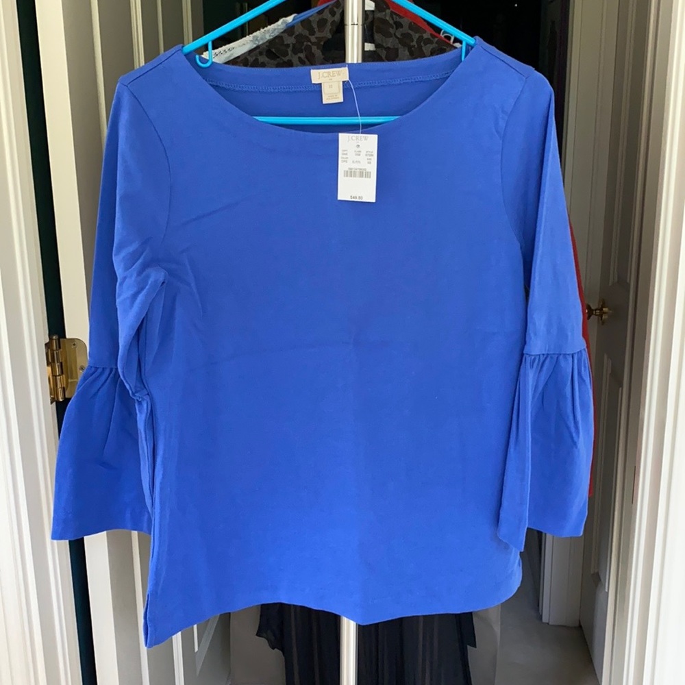 J. Crew bell sleeve top NWT